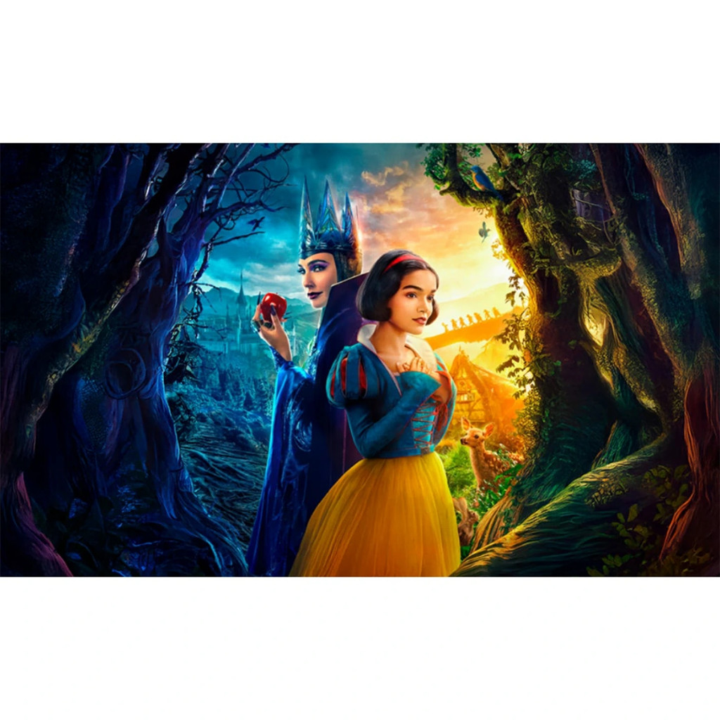 Painel  em tecido Sublimado  Branca de Neve  Snow White