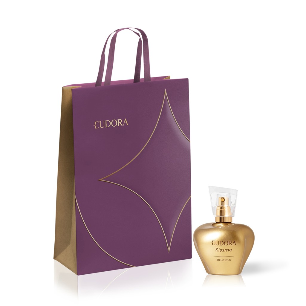Combo Kiss Me Delicious: Desodorante Colônia 50ml + Sacola