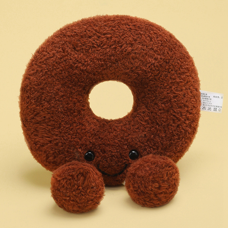 Série De Padaria Brinquedo De Pelúcia Ovo Tart Bagel Hambúrguer Torrada Boneca Fofo Decoração De Mesa Bebê Conforto Pres