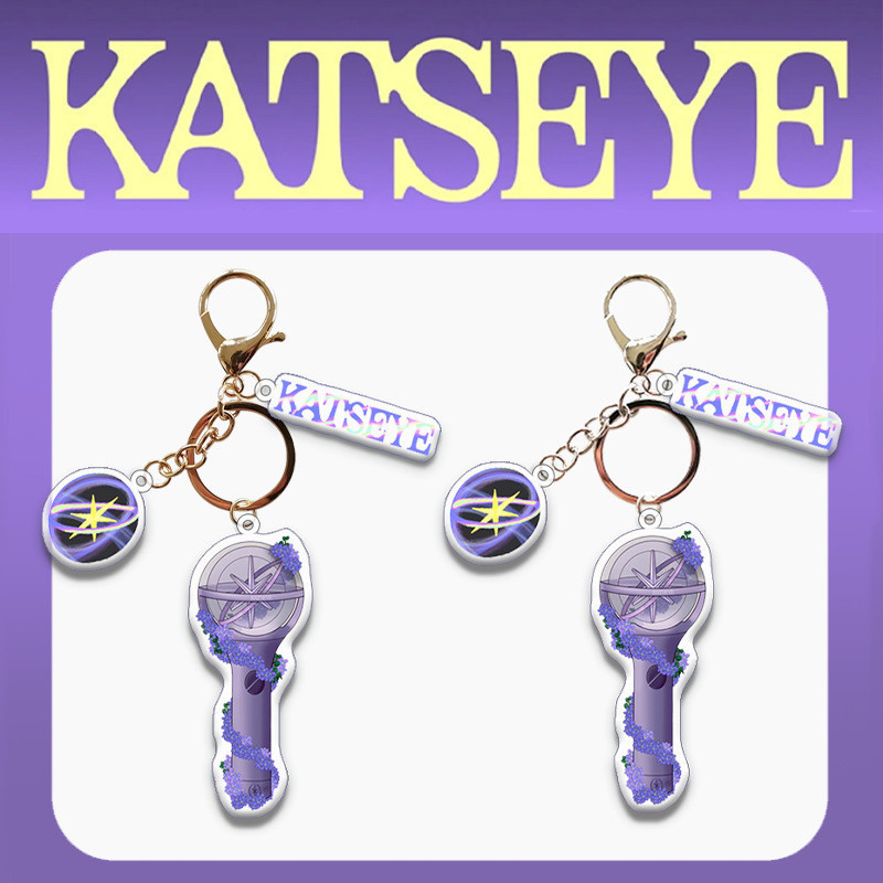 Chaveiro Kpop KATSEYE, broche, pingente de bolsa, chaveiro comemorativo da série WGD7