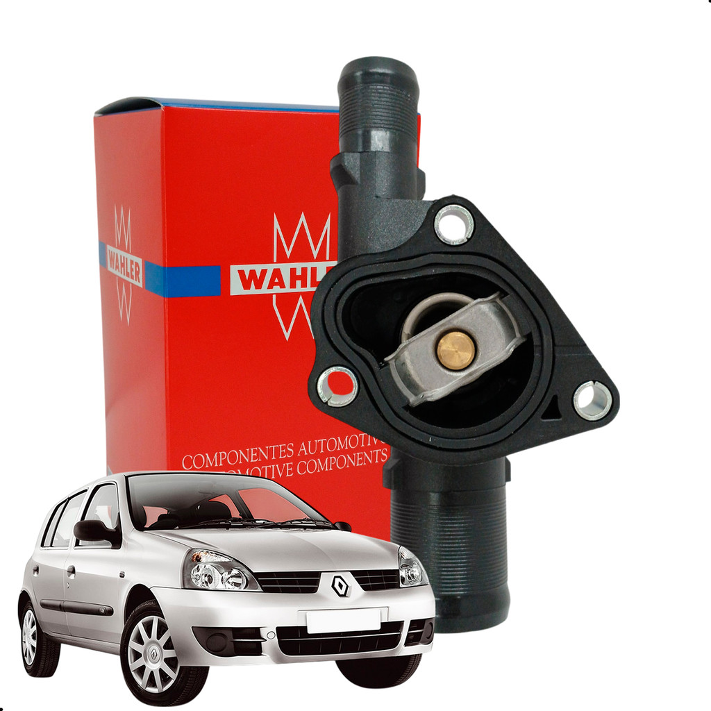 Valvula Termostatica Renault Clio Logan Sandero Kangoo Twingo 1.0 1.2 8v 16v 4cil Original Wahler