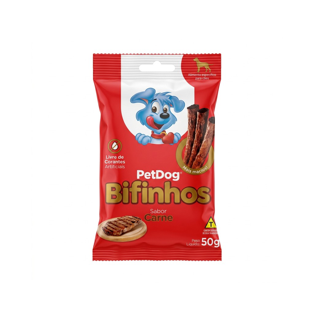 BIFINHO PETDOG CARNE 50G
