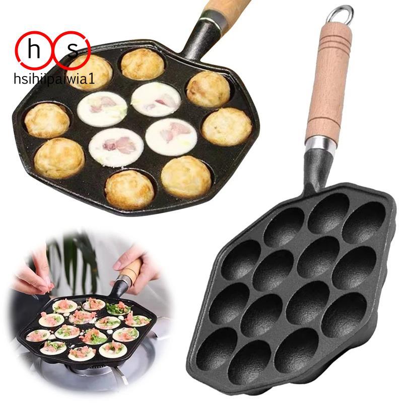 14 Buracos Antiaderente Takoyaki Fabricante De Bola Máquina De Cozimento Casa Cozinhar Formas Bandeja Molde Cozinha