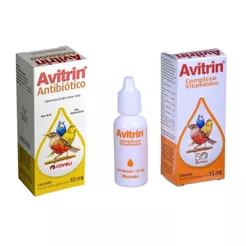 Avitrin Antibiótico/ Avitrin Complexo Vitamínico Aves Coveli