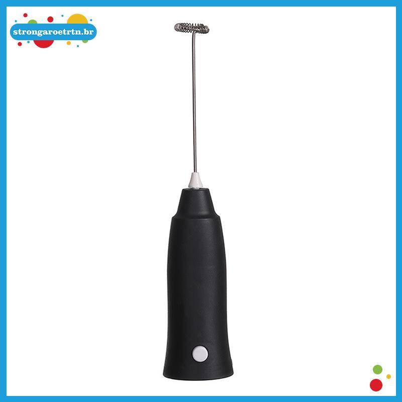 strongaroetrtn Batedor De Leite Elétrico Portátil Liquidificador Mini Cozinha Bebida Espuma Cafeteira Ovo Creme Ferramen