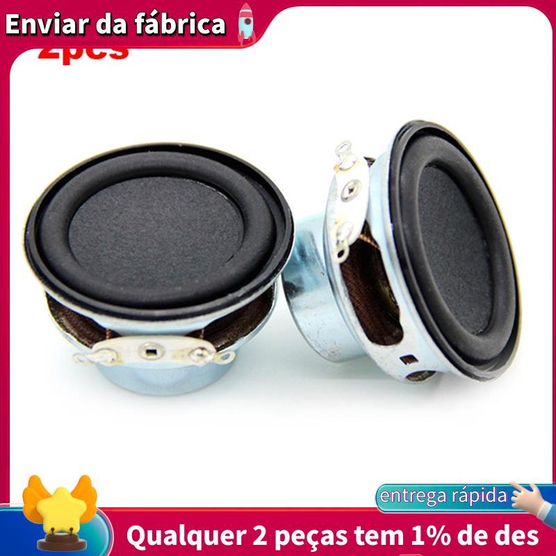2 Pçs Alto-Falante De Áudio 4Ω 6W 40mm 1.5 Polegada Multimídia DIY Som Mini Para Home Theater