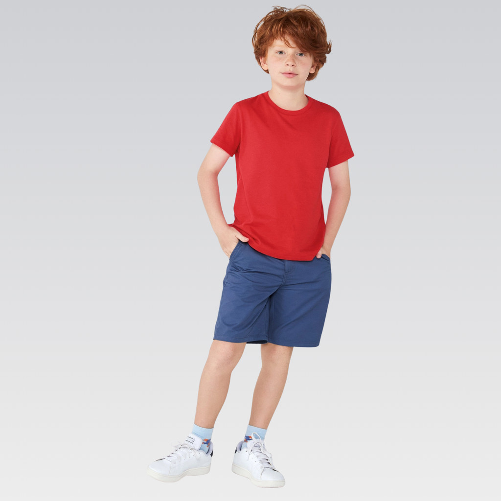 Camiseta Hering Infantil Menino Básica Manga Curta Conforto