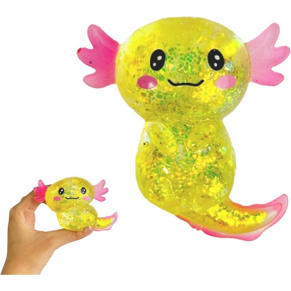 1x Brinquedo Antiestresse Axolote, Divertido e Fofo, Adequado para Crianças e Adultos Flexíveis, Brinquedo Sensorial TPV