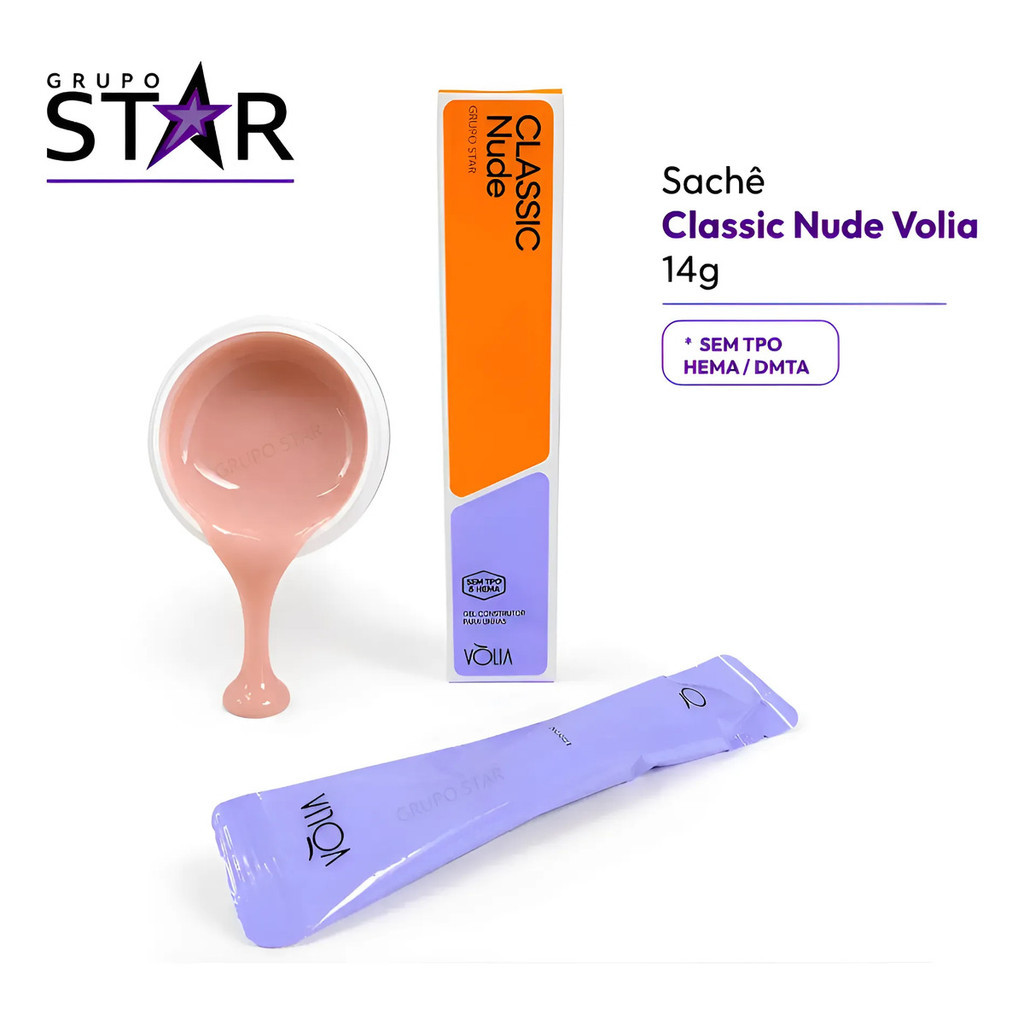 Sache Gel Construtor Classic Nude Volia 14g Sem Tpo