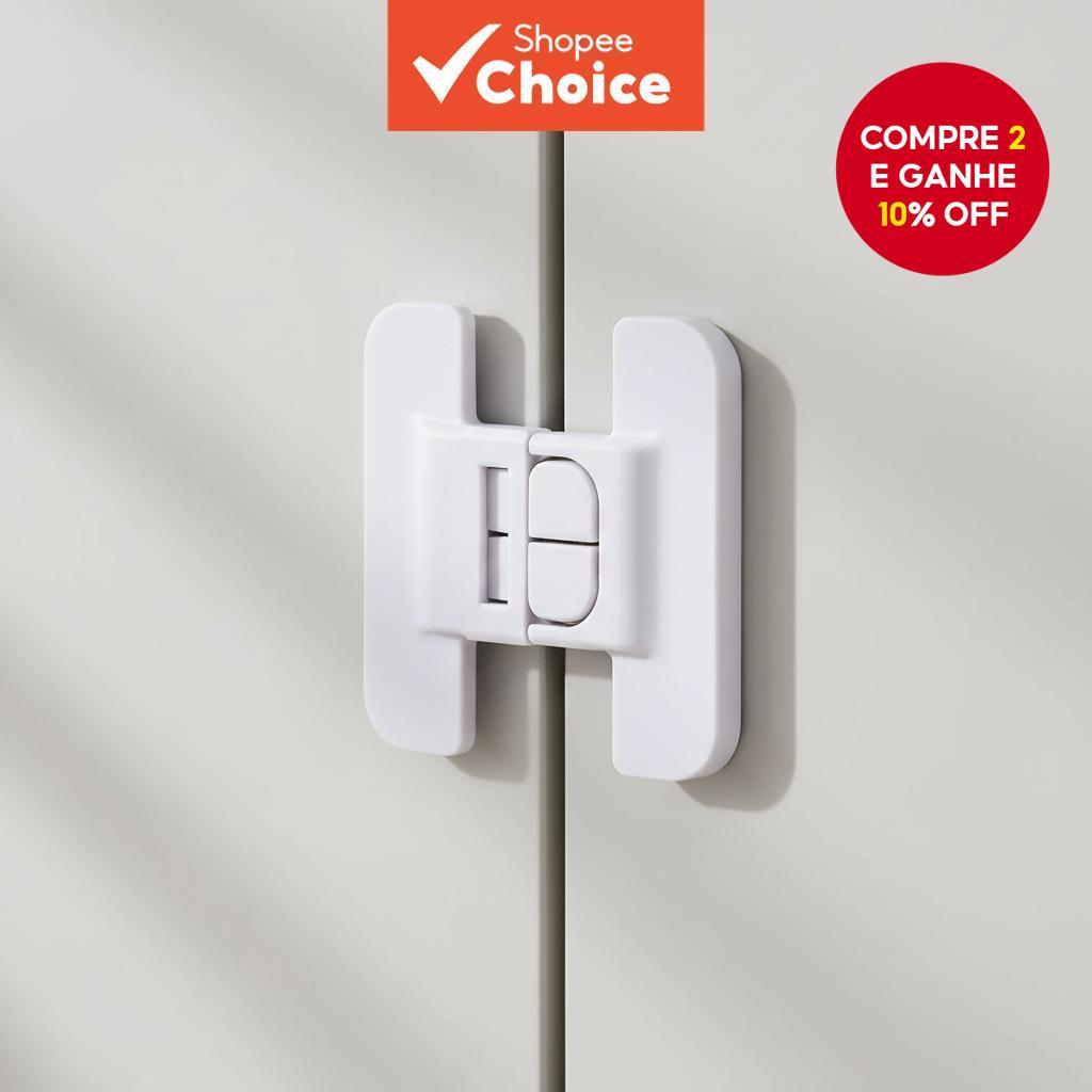 Trava de segurança para eletrodomésticos, trava de geladeira para proteção de crianças e pets, trava para bebês sem em Oferta na Shopee