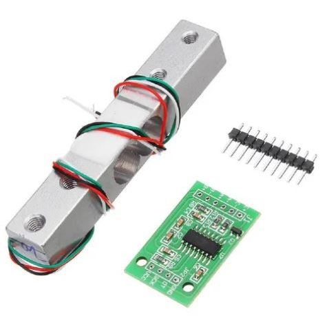 Hx711 + Sensor de Peso 10kg Célula de Carga Sensor de Resistência + Modulo Balança Medição de Pressão Peso Diy