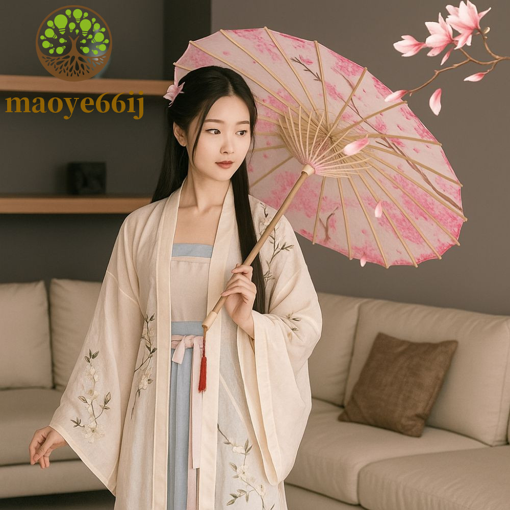 MAOYE66 Guarda-Chuva De Dança Antiga , Papel De Óleo De Bambu Estilo Chinês , Protetor Solar Decorativo Hanfu em Oferta na Shopee