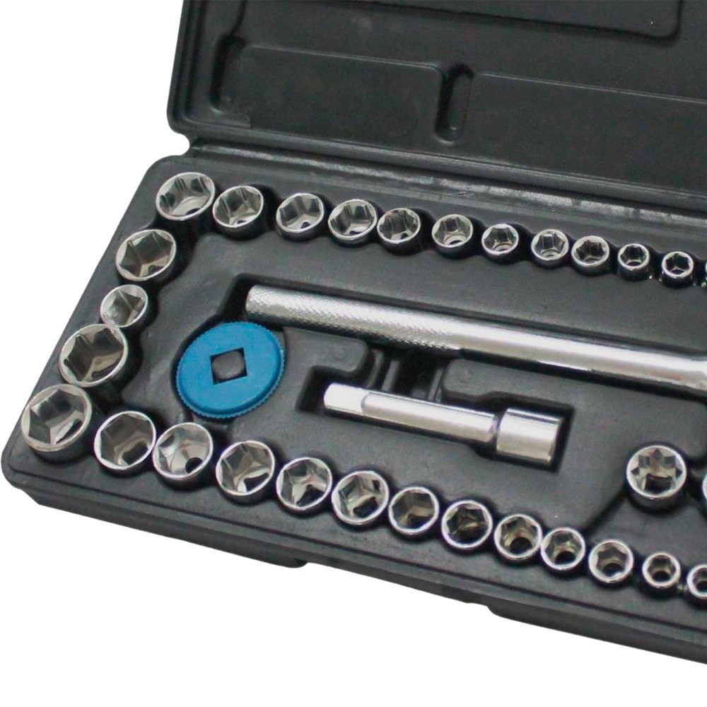 Detalhes do Jogo de soquete sextavado 4 a 15mm 5/32 a 11/16pol 40pçs