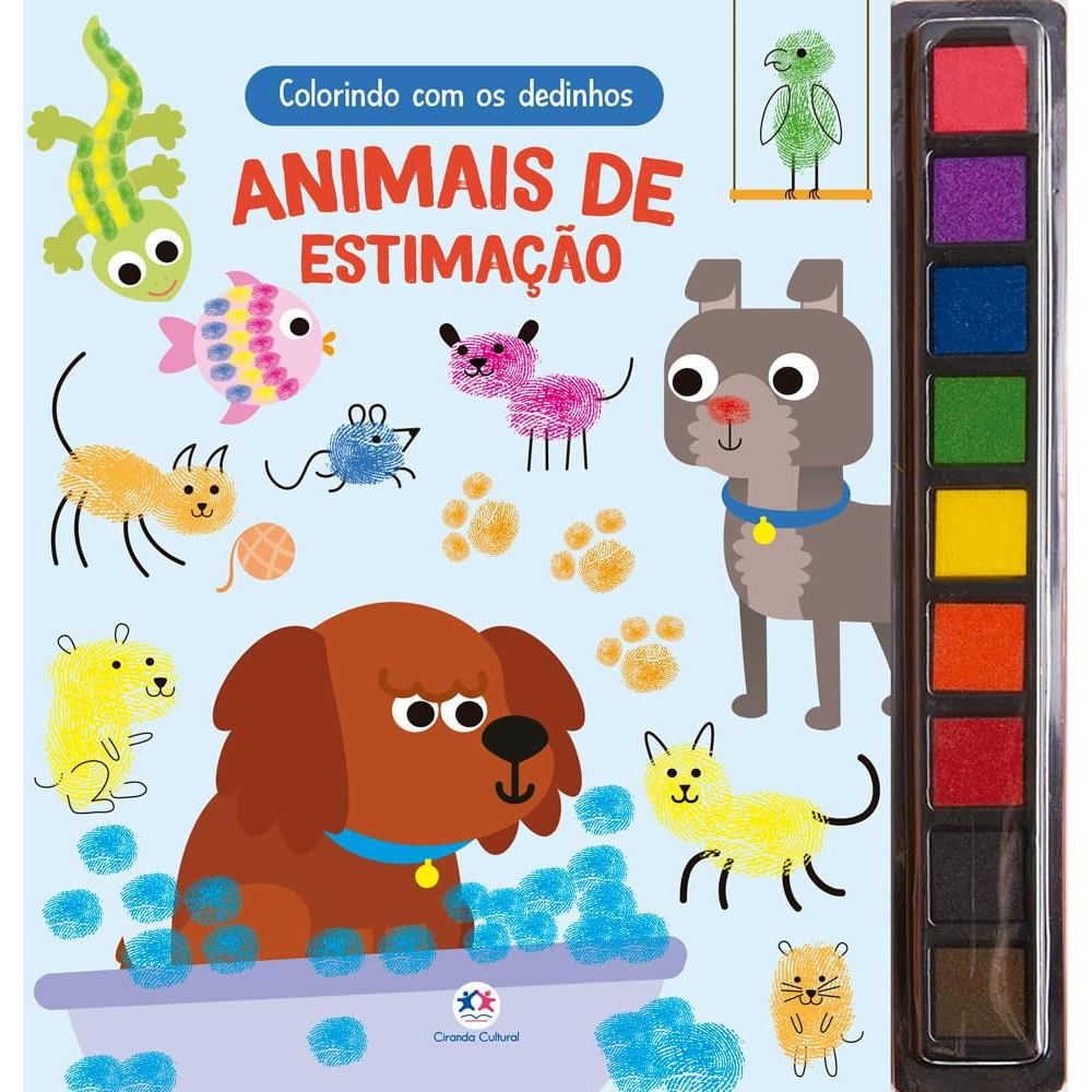 Animais de estimação | Colorindo com os Dedinhos