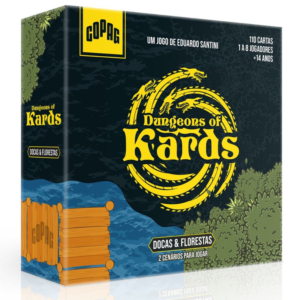 JOGO DE MESA DUNGEONS OF KARDS DOCAS FLORESTAS COPAG CARTAS RPG TABULEIRO BATALHA MEEPLE BOARD GAMES