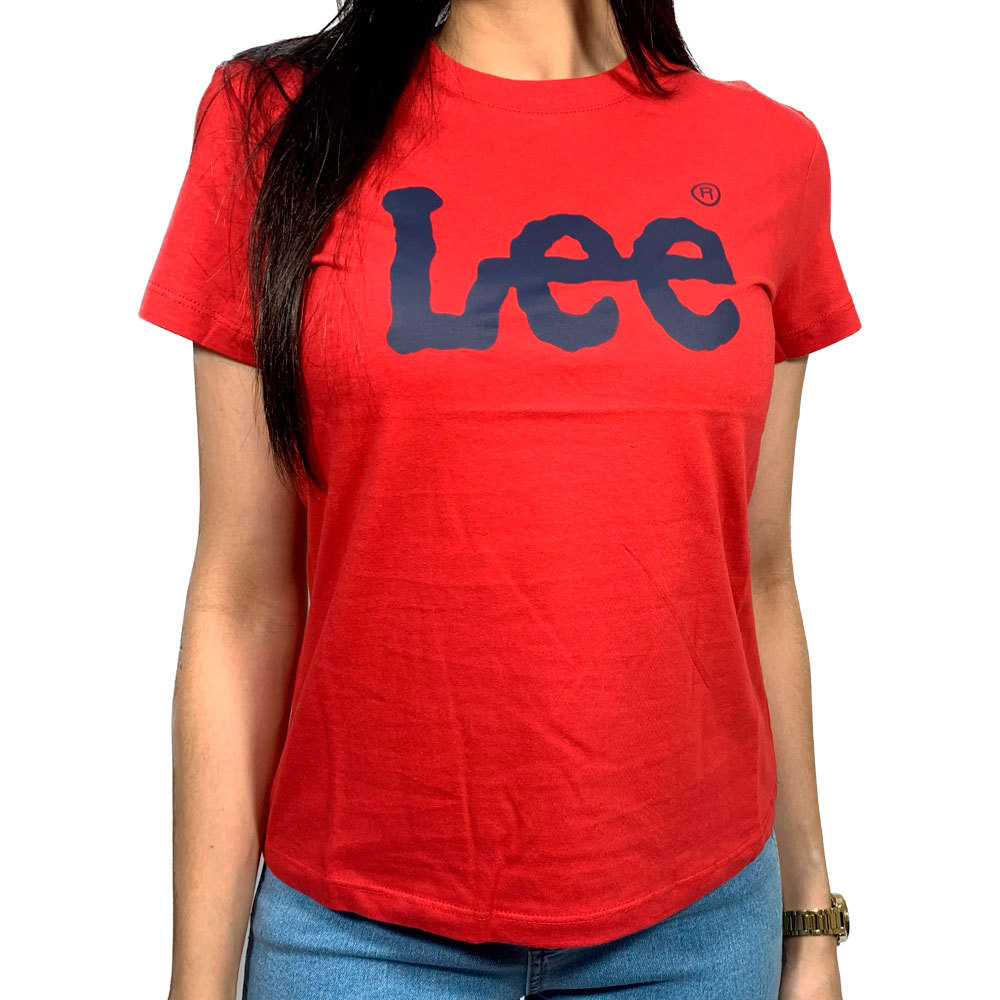 Tshirt Feminina Lee Original Vermelha