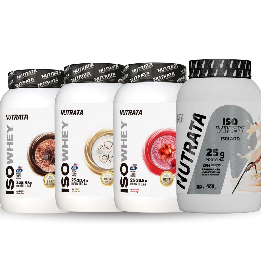 ISO Whey Protein 25g de Proteina 900g Nutrata