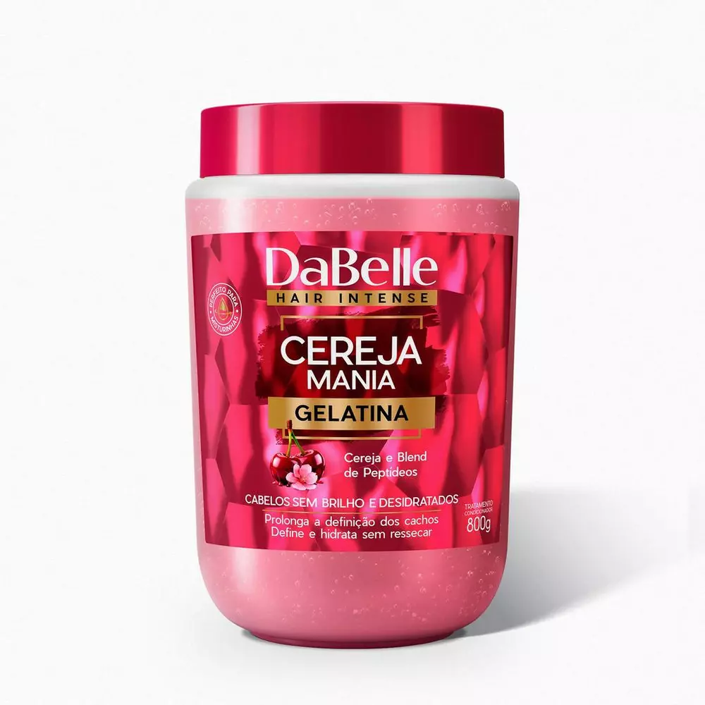 Gelatina Cereja Mania Dabelle Hair 800g