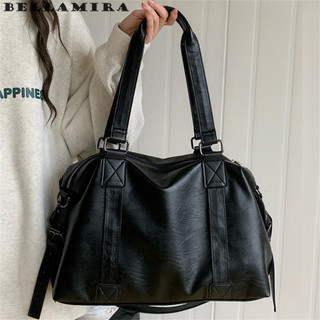 Bolsa Feminina De Grande Capacidade PU Couro Repelente De Água Bolsa De Ombro Multifuncio…