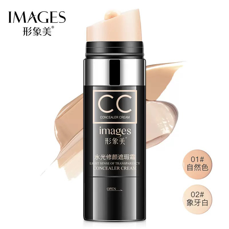 Imagem beleza sensação de luz CC vara brilho de água reparação corretivo creme brilho hidratante bb creme almofada base