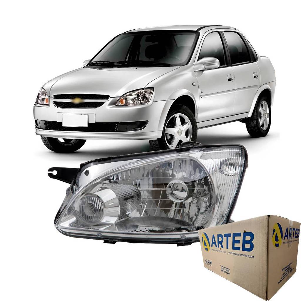 Farol Principal Classic 2011 12 13 14 2015 Lado Esquerdo Motorista