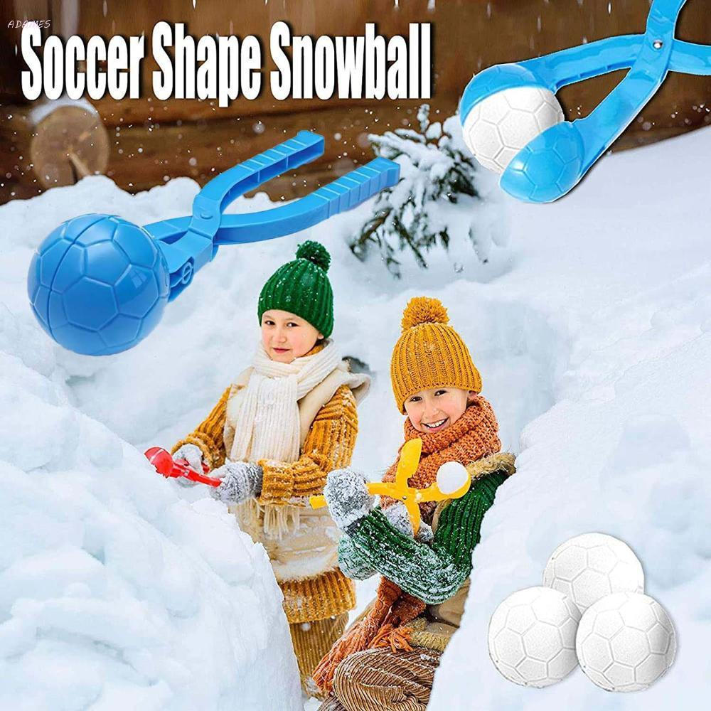 ADAMES Snowball Clipe Cor Aleatória Molde Brinquedo Esporte Ao Ar Livre Bolas De Neve Luta Futebol Bola Fabricante