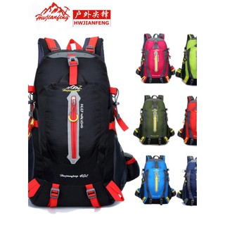 Bolsa de caminhada ao ar livre 40L grande capacidade leve viagem caminhadas mochila das mulheres dos homens à prova dwat