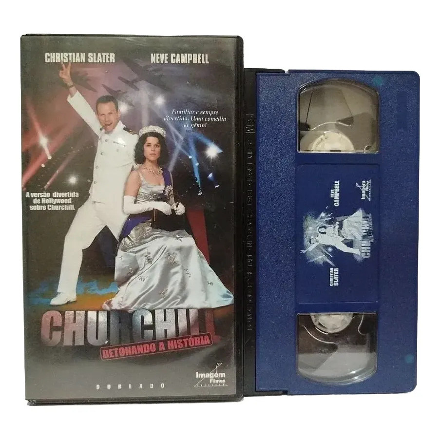 Vhs Churchill Detonando A História - Dublado - Christian Sla