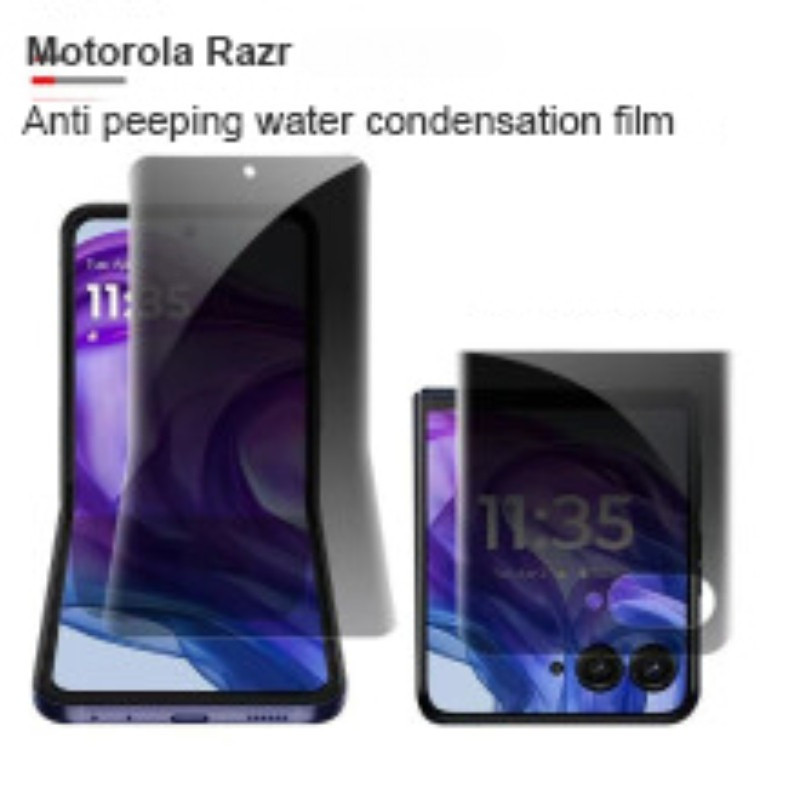 Película De Proteção De Privacidade Para Motorola Razr 70 Ultra 70Plus 60 Plus 5