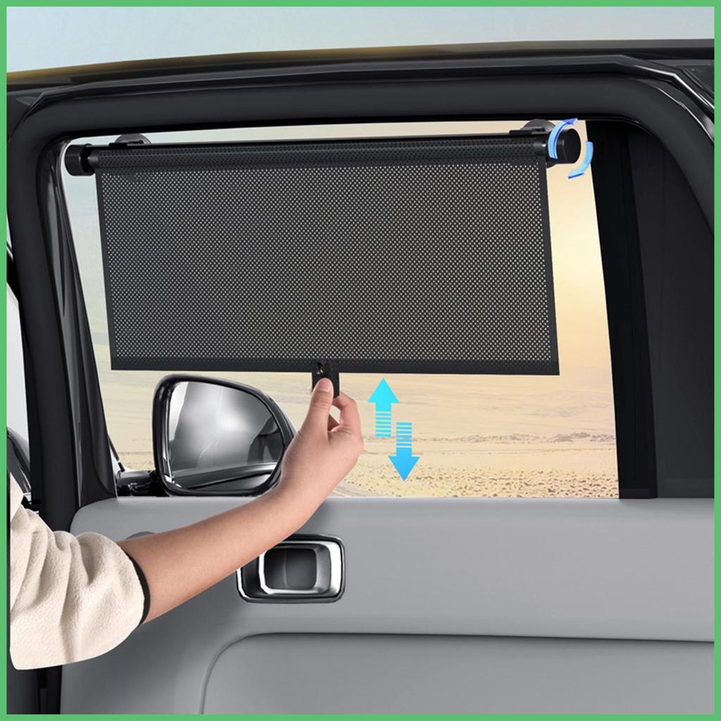 Cortinas De Carro Para Janela Lateral , 2 Peças , Tela Retrátil De Proteção De Privacidade , Rolo De , Sombra Caminhão d
