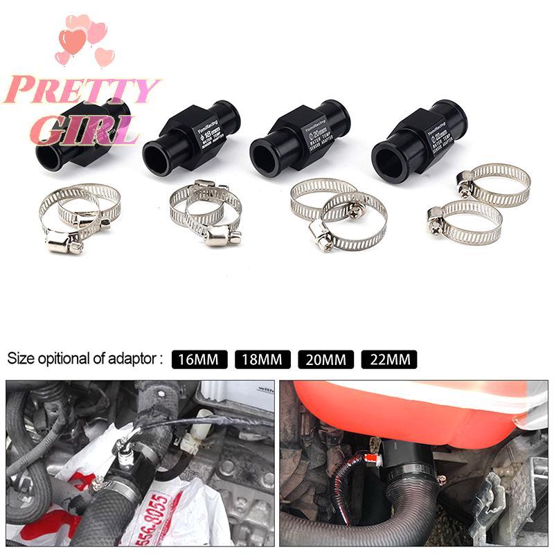 [Pretty ggirl] Medidor De Temperatura Da Água Do Radiador Conector Sensor 16MM 18MM 20MM 22MM Adaptador De Mangueira [No