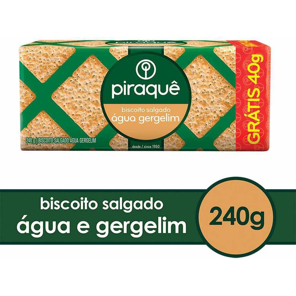O que é Biscoito Piraque Gergelim? Guia e Onde Comprar | BuscaProdutos