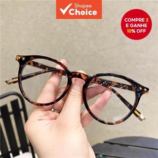 Óculos Planos Retrô Antiluz Azul - Armação Leve Unissex para Escritório, Direção e Ao Ar Livre, Lente Plana em Oferta na Shopee