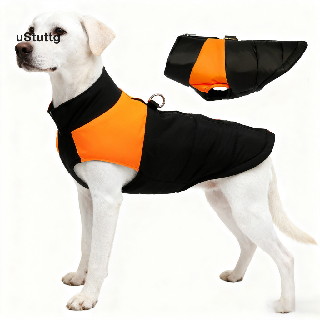 Jaqueta Para Animais De Estimação Cães Pequenos , À Prova D'água , Elegante , Inverno Raças Médias , Casaco De Vento E Quente Com Anéis Em D Ou