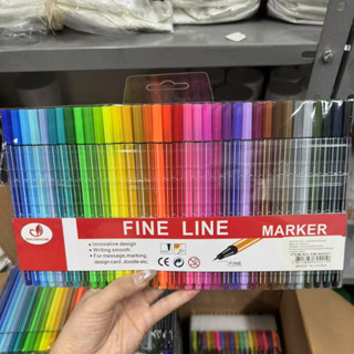 12/18/24/36/48 Canetas Fine Line Ponta Fina FINELINE 0.4 mm Escola Desenho Criança em Oferta na Shopee