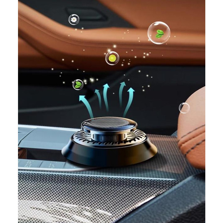 Aromatizador para Carro com Difusor Solar Automático