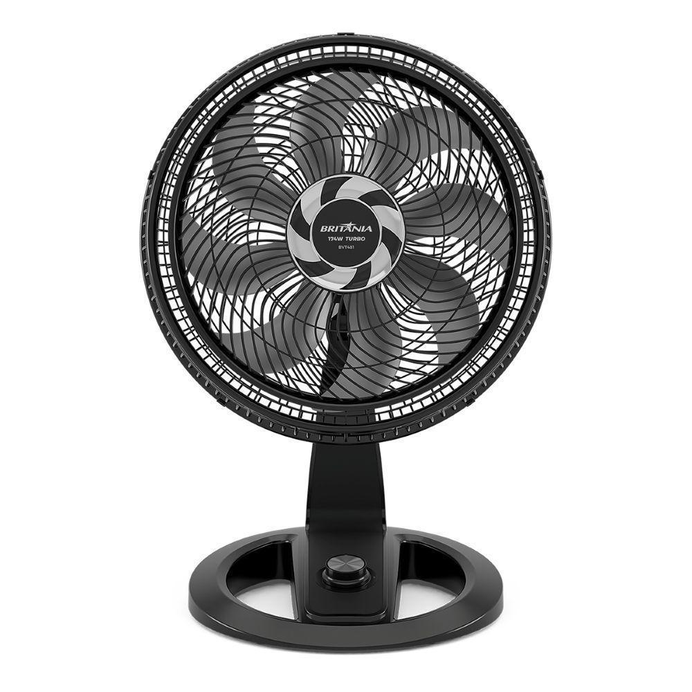 Ventilador Britânia Mesa Maxx Force 8 pás 174W Preto 220V em Oferta na Shopee