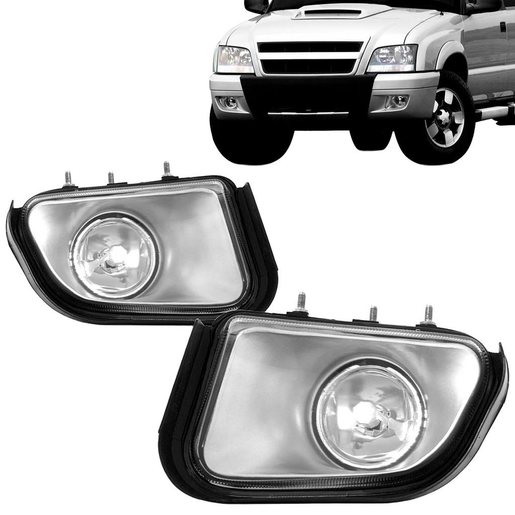Par Farol Milha Auxiliar S10 Blazer 01 02 03 04 2005 2006 2007 2008 2009 2010 2011 Modelo Cibie em Oferta na Shopee