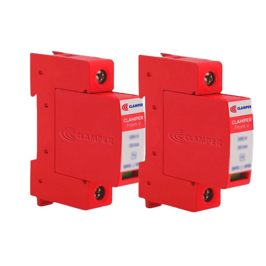Kit 2 Protetores Dps Front V 175V 45Ka Classe II Clamper