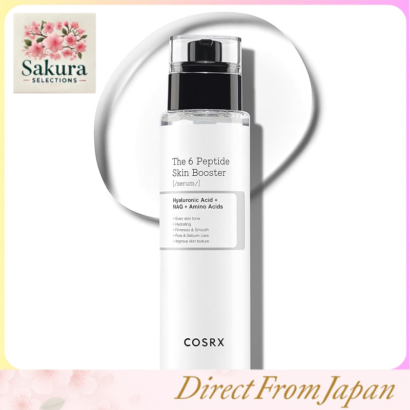 Introdução ao Sérum Peptide Booster da COSRX - Sérum Facial Peptide-6 - 150ml - Grande Capacidade - Introdução - Tônico Líquido com Peptídeos - Loção com Niacinamida, Ácido Hialurônico e Alantoína - Emulsão Sérum Hidratante Derma - Sérum de Beleza Multiuso - Introdução - Sérum Líquido com Peptídeos - Cosméticos Básicos - Cosméticos Coreanos - Produtos de Beleza Coreanos