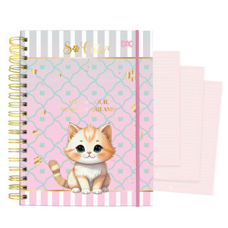 Caderno Smart Colegial So Cute Cat 80 fls - DAC