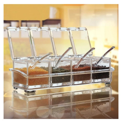Porta Tempero Acrílico: Onde Comprar | BuscaProdutos