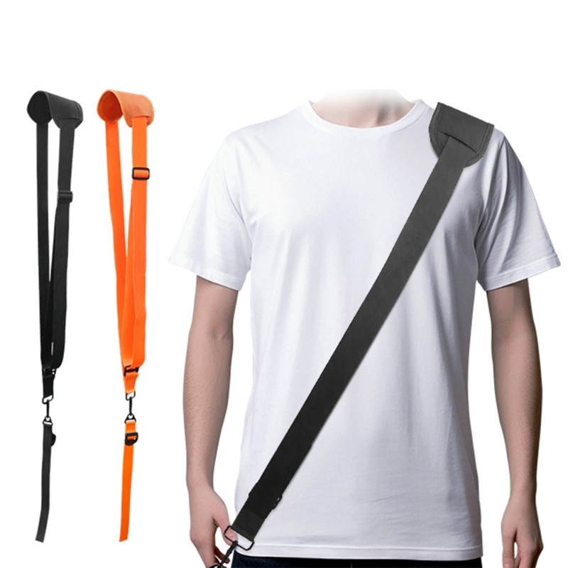 LI * Fit Ajustável Trimmer Ombro Cinto Strap Fácil Liberação Escova Cortador Arnês Antiderrapante