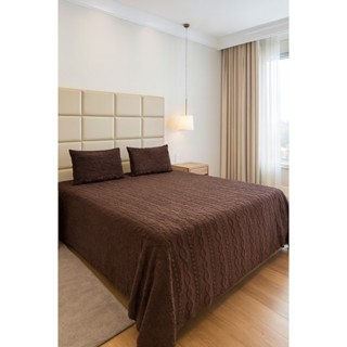 Cobertor manta Casal Aconchego 3 pçs Queen 2,40 x 2,70 Acompanha porta travesseiros em Oferta na Shopee