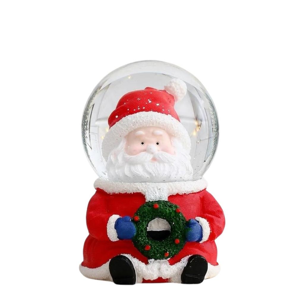 Enfeite De Natal Globo De Neve Cabeça 1 Peça 10X10X13CM