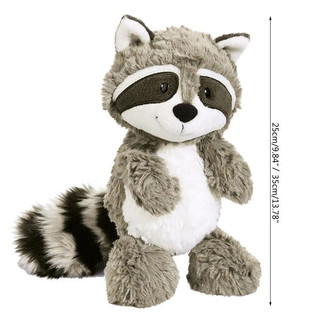 Brinquedo Do Bebê Guaxinim Boneca De Pelúcia Dormir Mini Tamanho Para Crianças Quarto Sofá Almofada Suprimentos Garras M