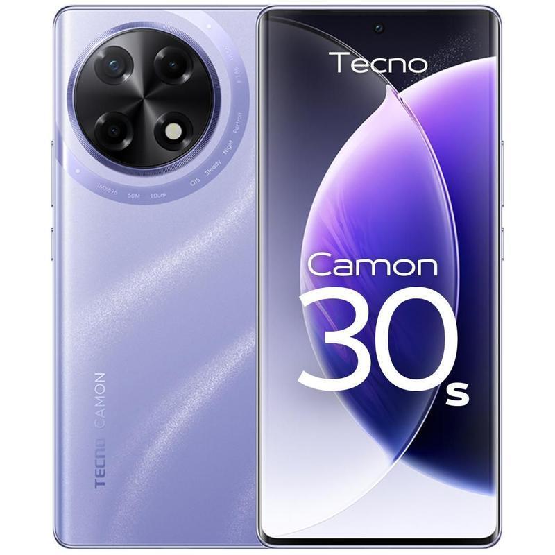 Smartphone Tecno Camon 30S 4G 256GB 16GB RAM Boost Tela AMOLED 120Hz 50MP OIS Android 14 Novo Global