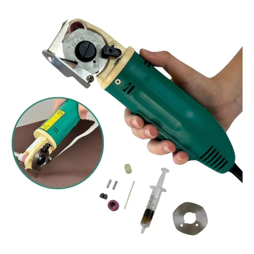 Máquina De Cortar Tecido Bananinha 2 Pol 127V Elétrica Disco Hexagonal 50mm Corte Preciso E Leve