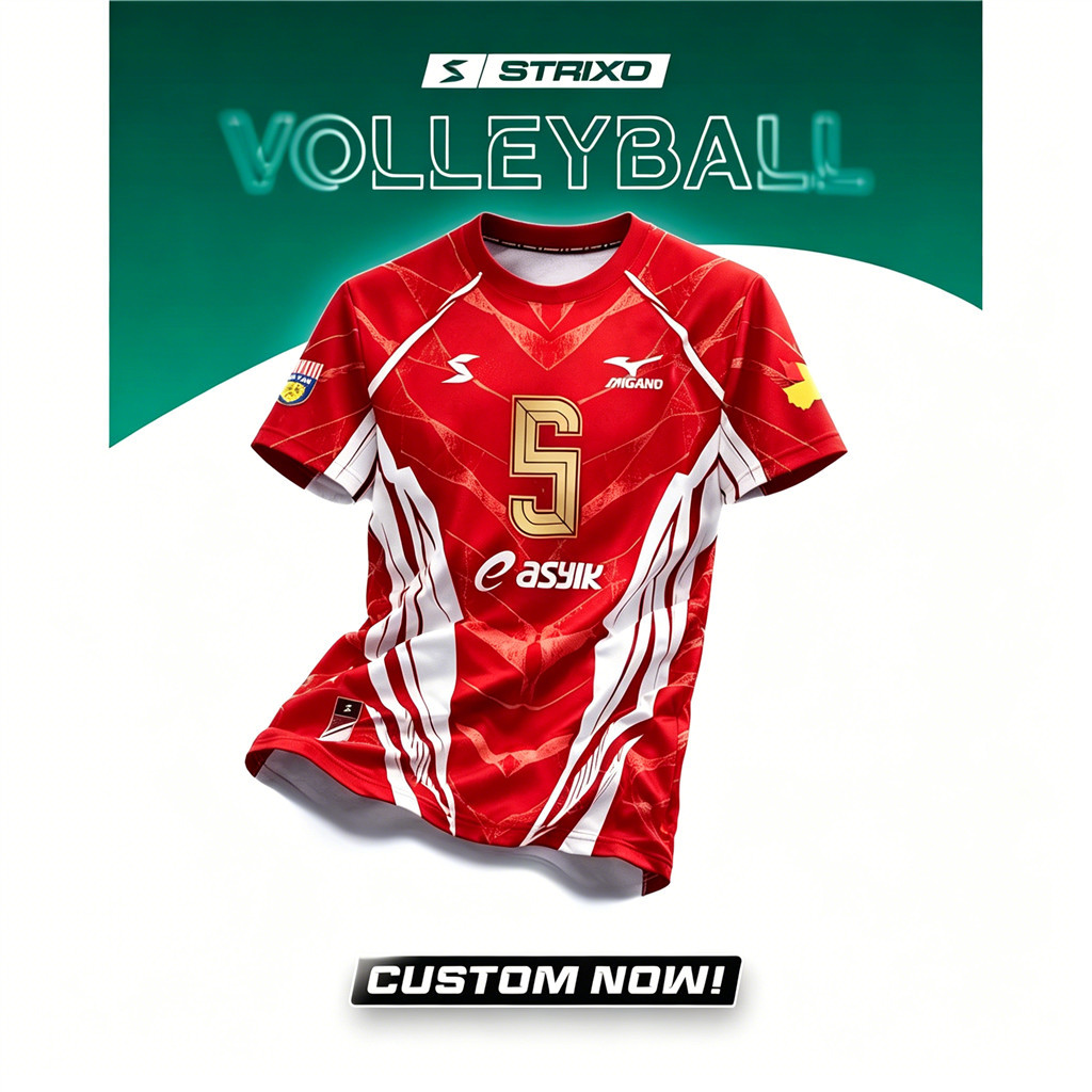 Nome E Número Personalizados Gratuitos 2026 Nova Camisa De Vôlei Com Estampa 3D Camiseta De Sublimação Completa Baju Lel