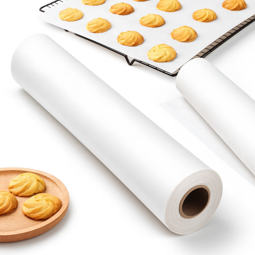 Papel Manteiga Antiaderente Rolo 5/10M x 30cm Para Forno Airfryer